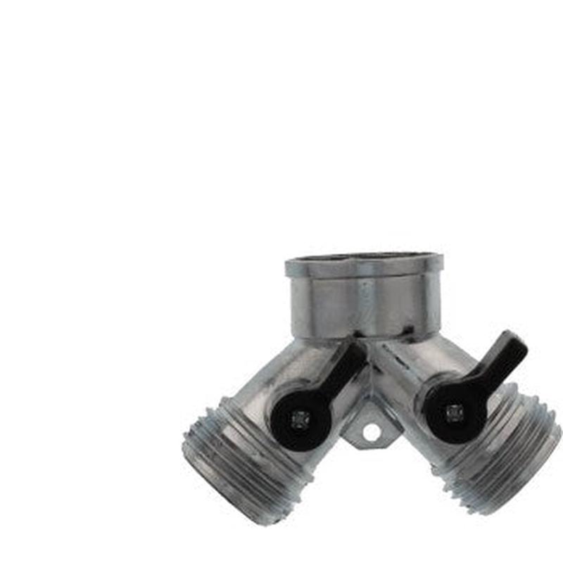 World & Main/Cranbury 104850 568 Metal Y Hose Adaptor