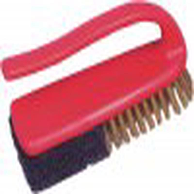 Birdwell Cleaning Products  DYNAMIC DUO Bar-B-Que Grill Brush 2-3/4" x 2-3/4" x 1"