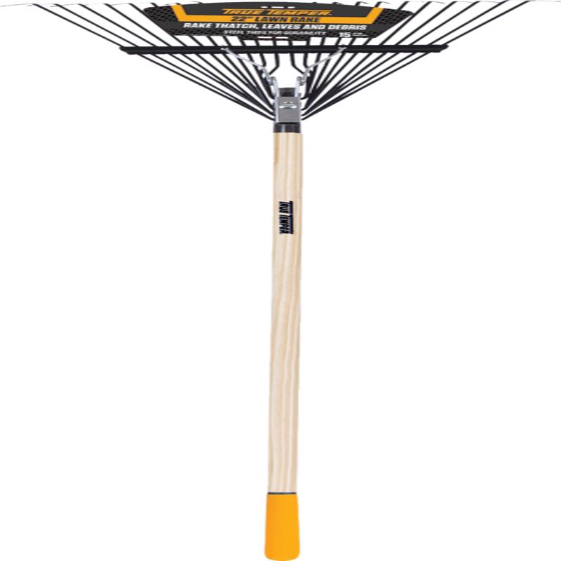 True Temper 22 INCH STEEL LEAF RAKE