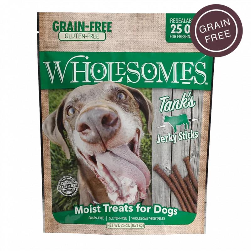 Wholesomes Tanks Beef Jerky Sticks For Dogs