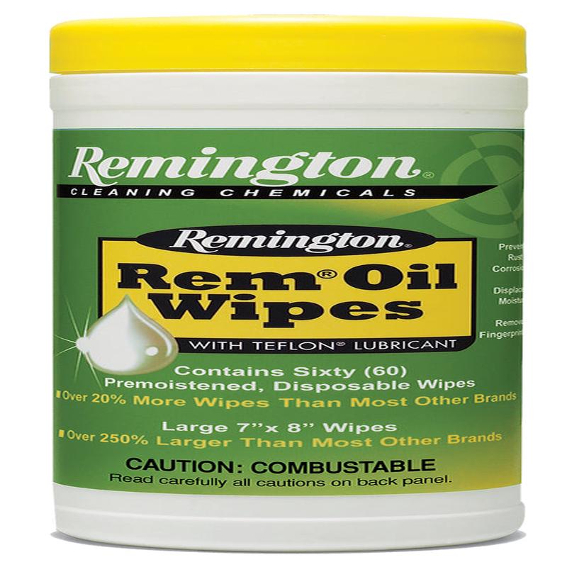 Remington Accessories 18384 Rem Oil Pop Up Wipes Multiple 7" x 8" 60 Count