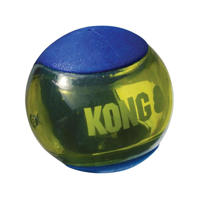 The KONG Company Squeezz Action Ball Blue