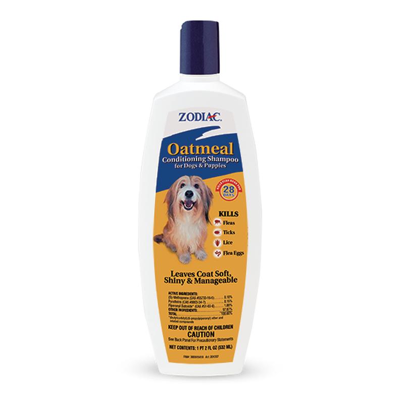 Wellmark International ZODIAC OATMEAL CONDITIONING SHAMPOO FOR DOGS & PUPPIES