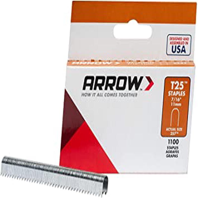 Arrow Fastener 257M 7/16" T25 Staple 1000-Count