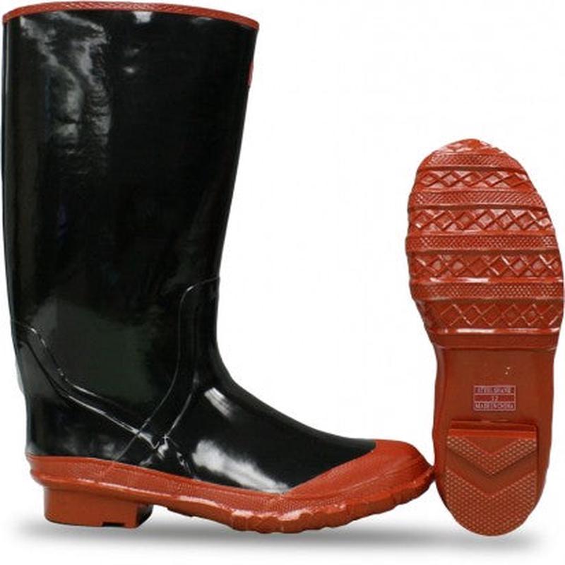 Boss Rubber Overthesock Knee Boot 15" Black