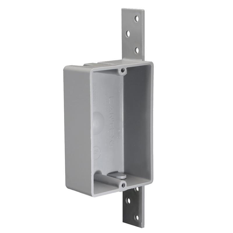 CANTEX 1-Gang 8 cu. in. EZ BOX Shallow New Work Nail-on Residential Electrical Switch and Outlet Box with Bracket