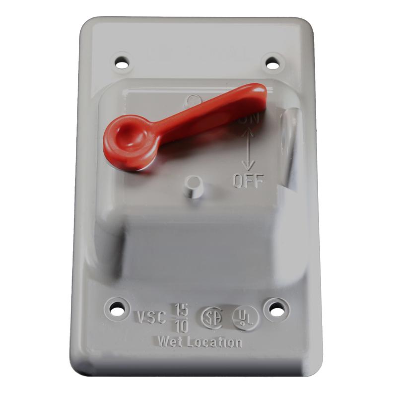 CANTEX  1-Gang Weatherproof Toggle Switch Cover