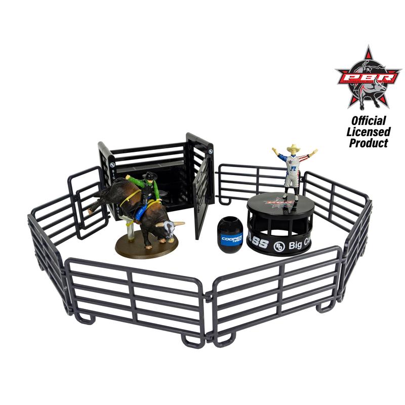 Big Country Toys 13-Piece PBR Bull Riding Set