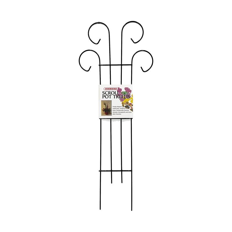 Bosmere Houseplant Trellis- 18" Mini Scroll Pot Trellis