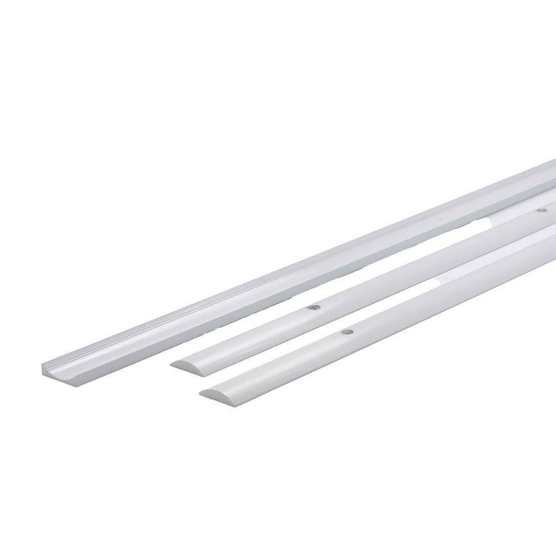 Adaptateur angulaire pour rampe, 48'' (blanc)