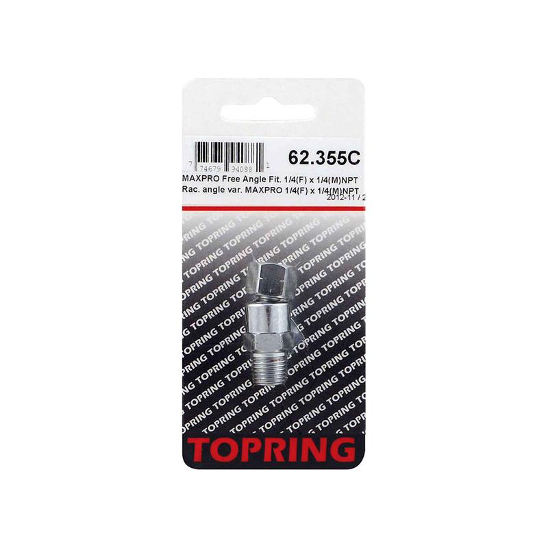 Adaptateur pivotant, 1/4 (F)  1/4 (M) NPT