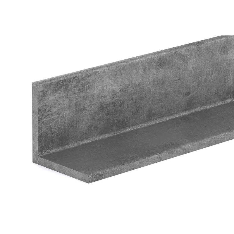 Angle en acier non plaqu, 1/8'' x 1-1/4'' x 72''