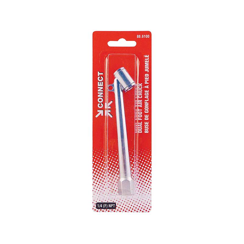 Buse de gonflage  pied jumel de 15 cm, 1/4 (F) NPT