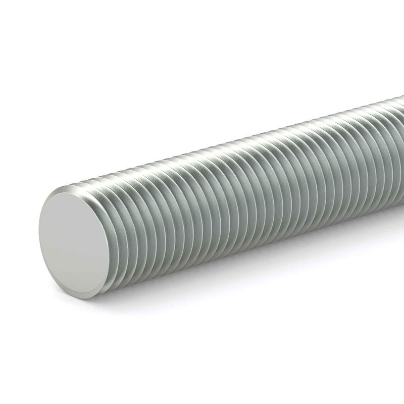 Tige filete en acier zingu, 1'' x 36''