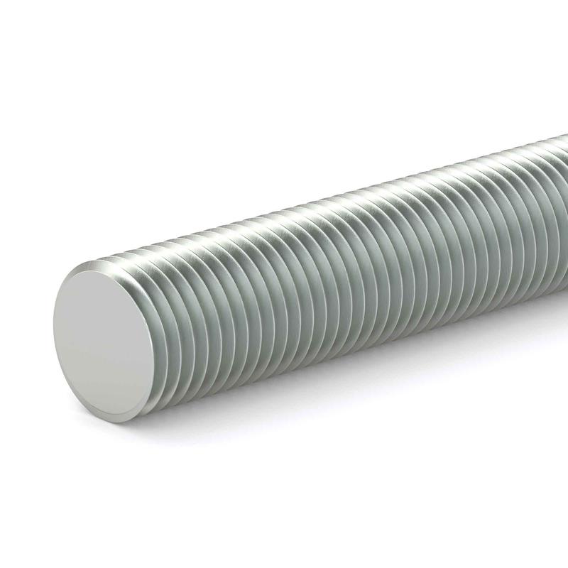 Tige filete en acier zingu, 5/8'' x 12''