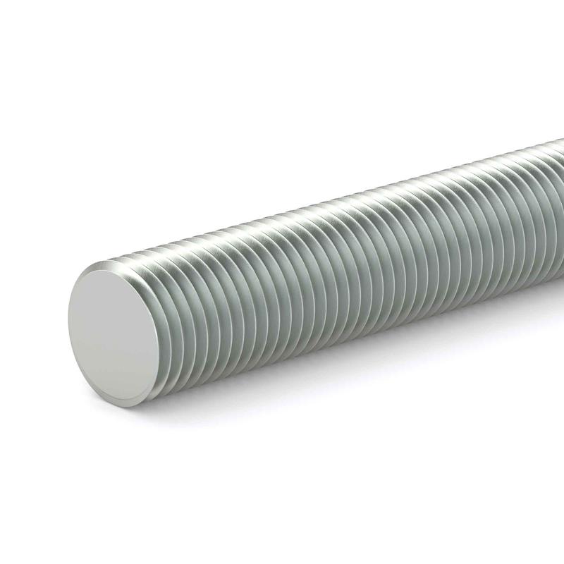 Tige filete en acier zingu, 5/8'' x 72''