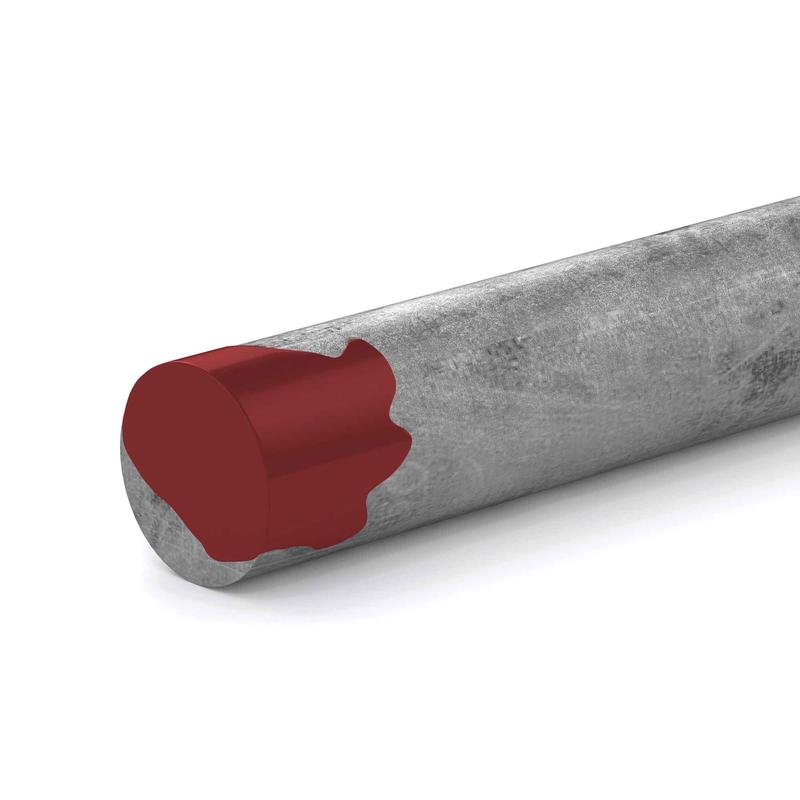 Tige non filete en acier zingu, 5/8'' x 36''