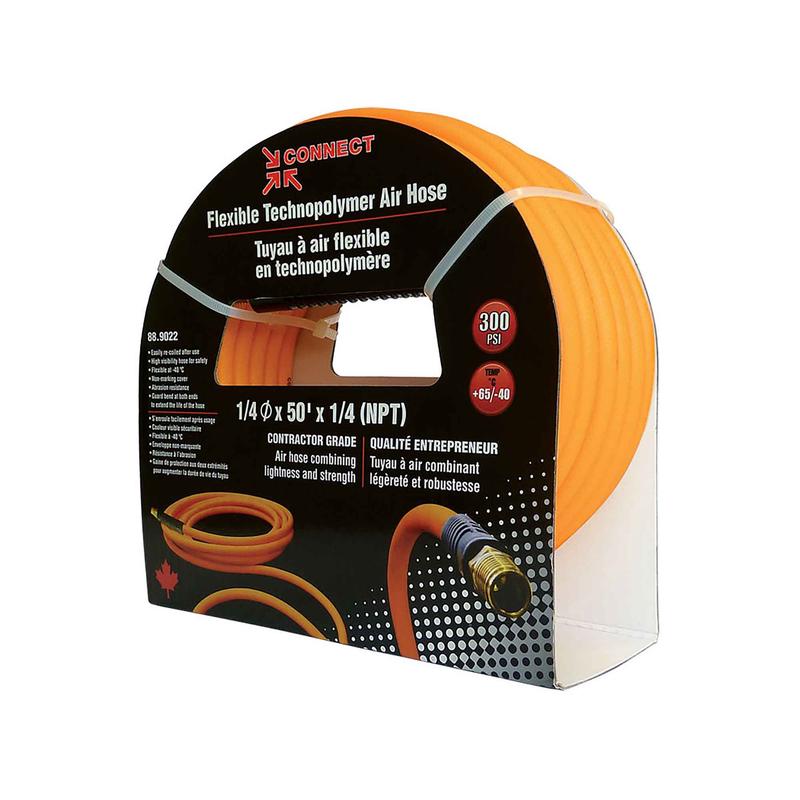 Tuyau en thecnopolymre de 50', 1/4 D.I.