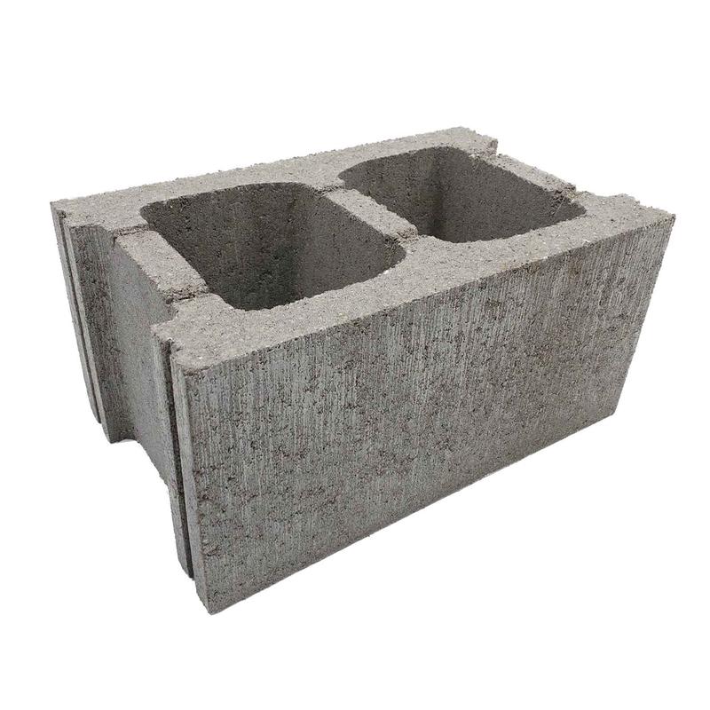 Bloc de bton creux, 8'' x 10'' x 16''