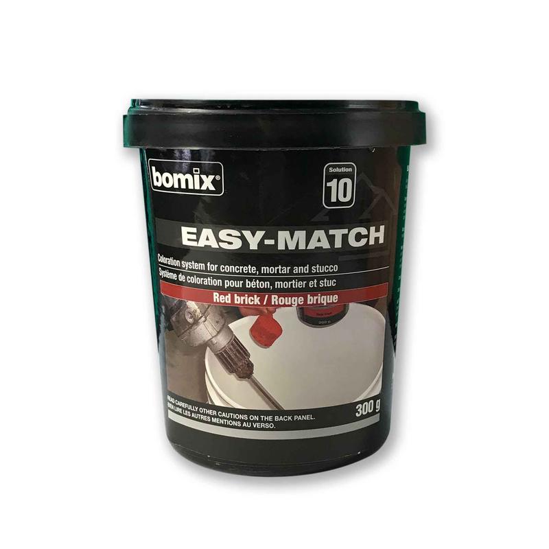 Systme de coloration pour bton, mortier et stuc EASY-MATCH, 300 g (rouge brique)