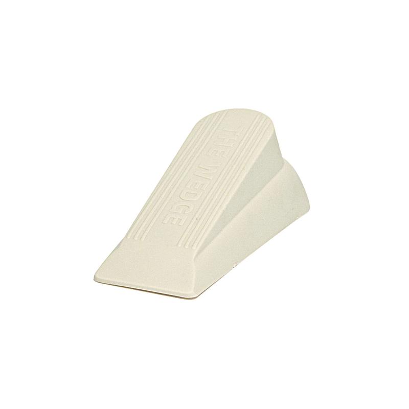 Butoir de porte  angle en caoutchouc The Wedge, 4-15/16'' x 1-5/8'' (Beige)