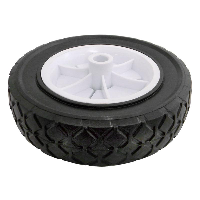 Roue en plastique dcale, 6'' x 1,5''