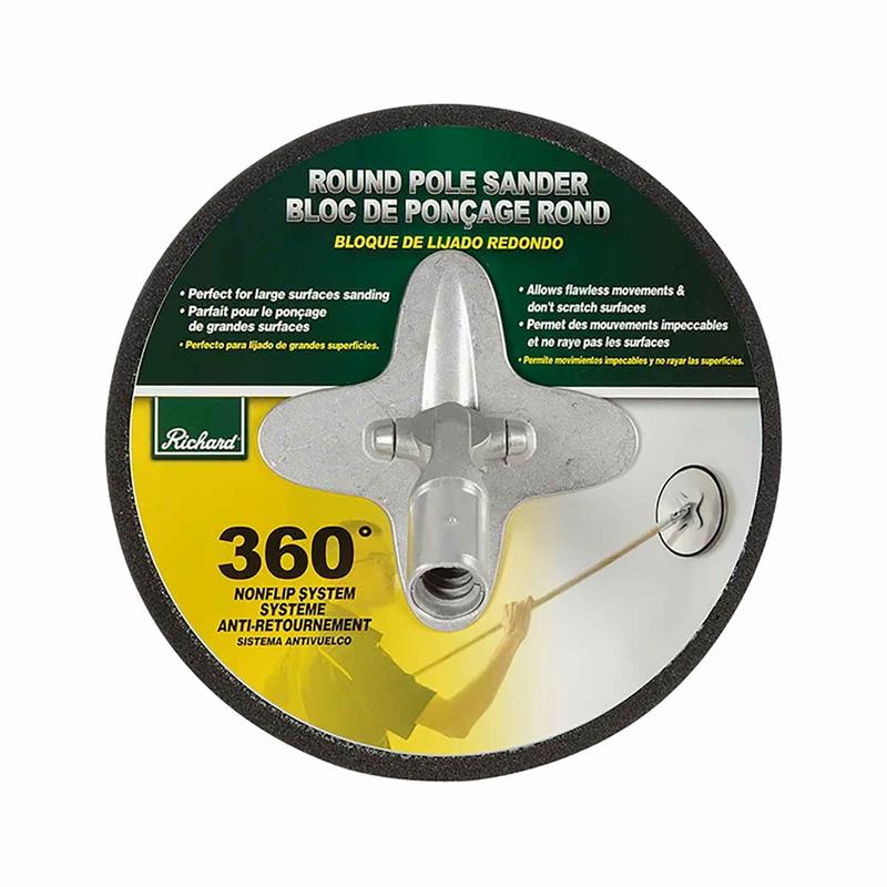 Sableur rond pour ple avec attache velcro, 9''