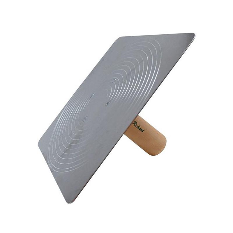 Taloche en aluminium avec manche en bois, 25,4cm x 25,4cm (10'' x 10'')