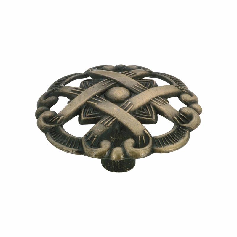 Bouton traditionnel en mtal antique anglais, # 3770