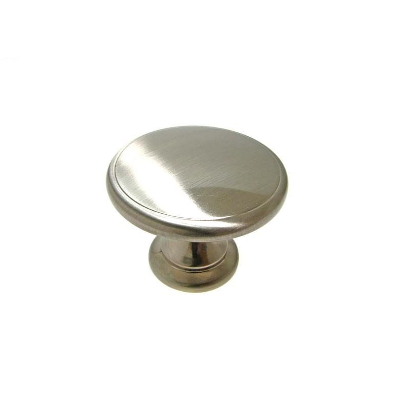 Bouton traditionnel en mtal nickel bross, # 8122