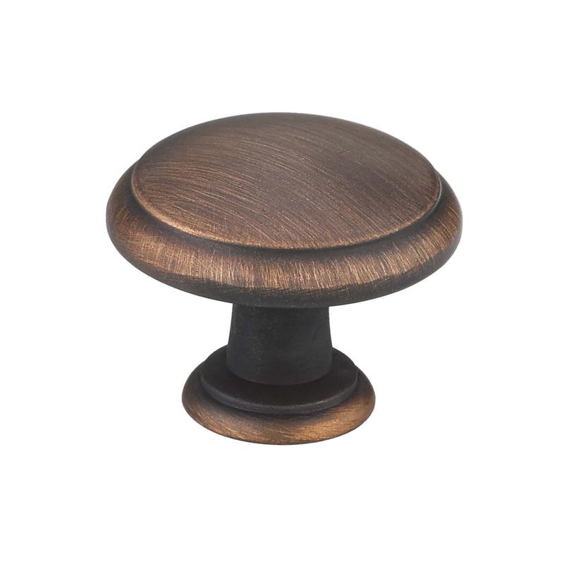 Bouton transitionnel en mtal bronze huil bross, # 8093