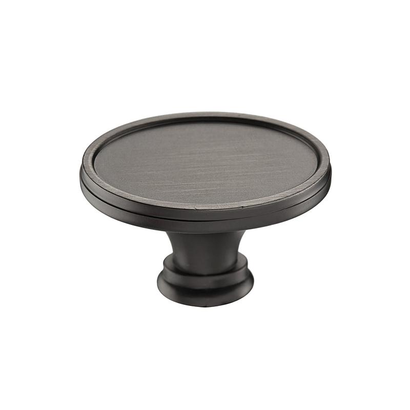 Bouton transitionnel en mtal nickel antique, # 8023