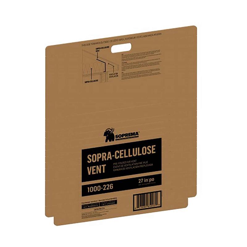 Carton rigide prpli et perfor Sopra-Cellulose Vent, 25'' x 27''