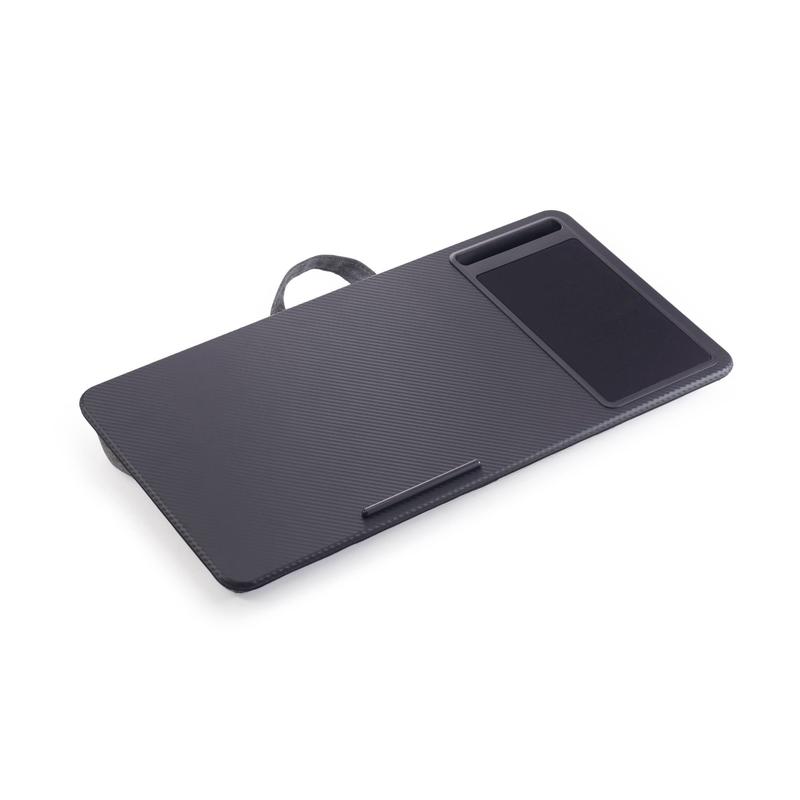 Support  ordinateur portable avec coussin intgr, noir
