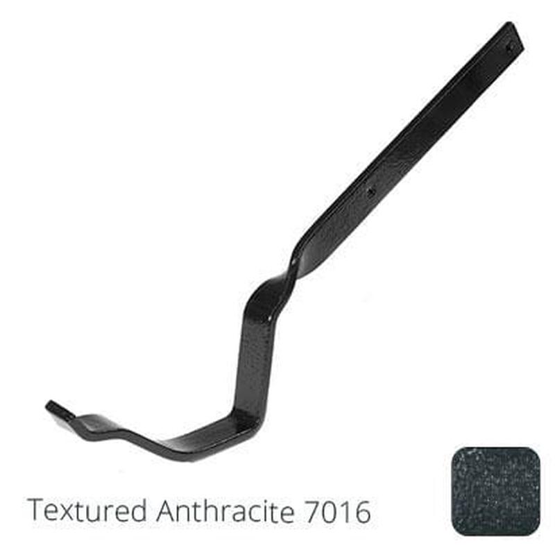 Alumasc 115mm (4.5") Victorian Ogee Cast Aluminium Gutter Side Fix Rafter Bracket - Textured Traffic White RAL 9016