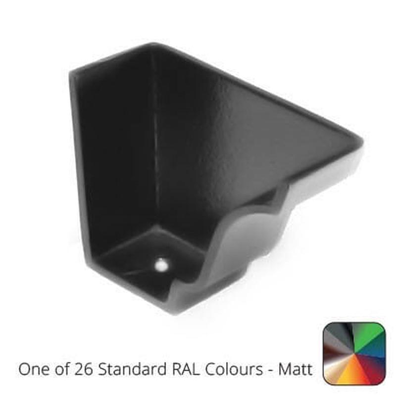 Alumasc 125x100 (5"x 4") Moulded Ogee Cast Aluminium Right Hand Internal Stop End - One of 26 Standard Matt RAL colours TBC