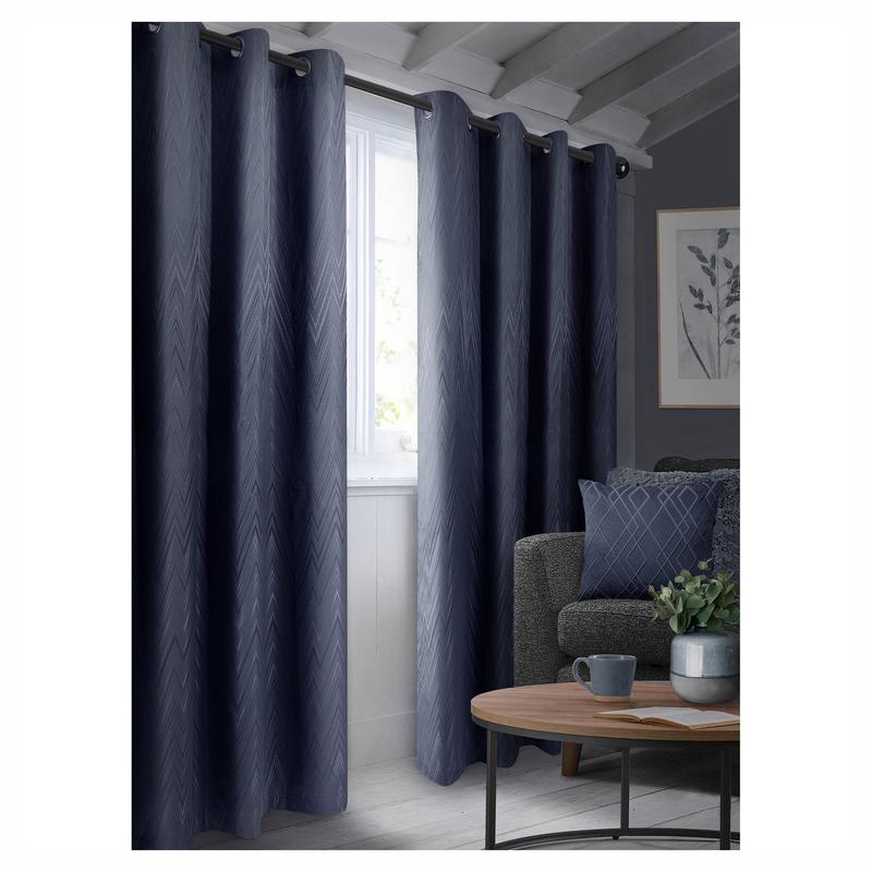 Rideau coupe-lumire Harlequin, bleu marine