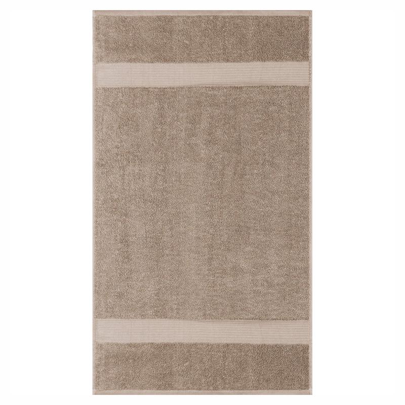Serviette  mains, 16'' x 28'' (taupe)