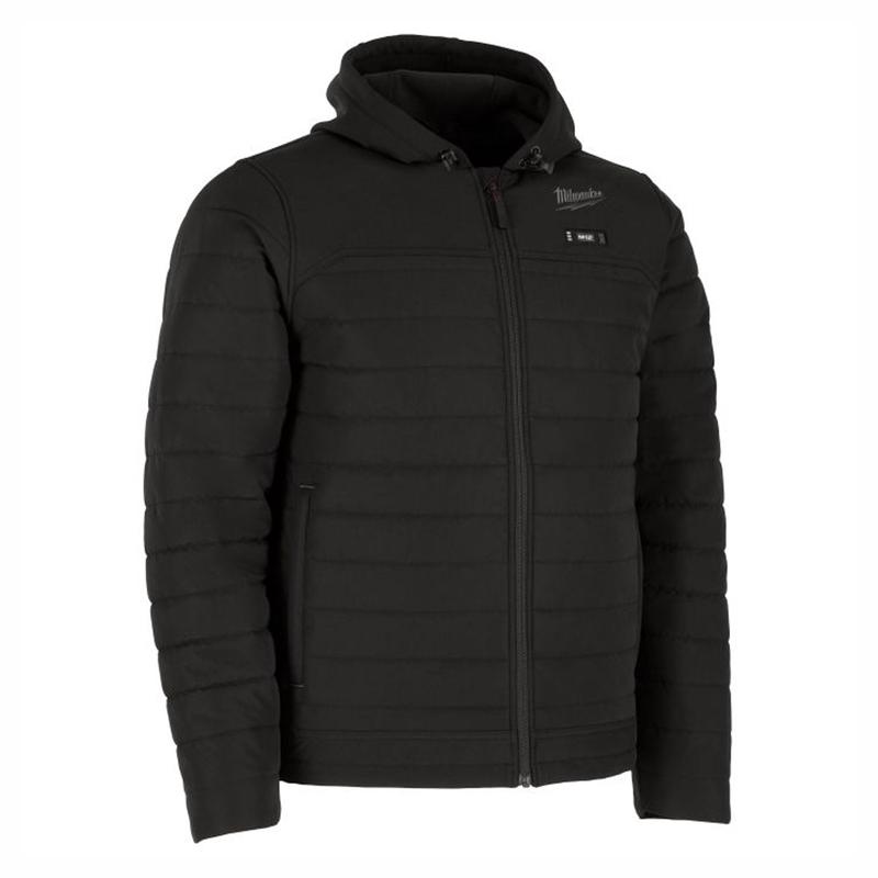 Veste chauffante matelasse M12 Axis, moyen (noir)