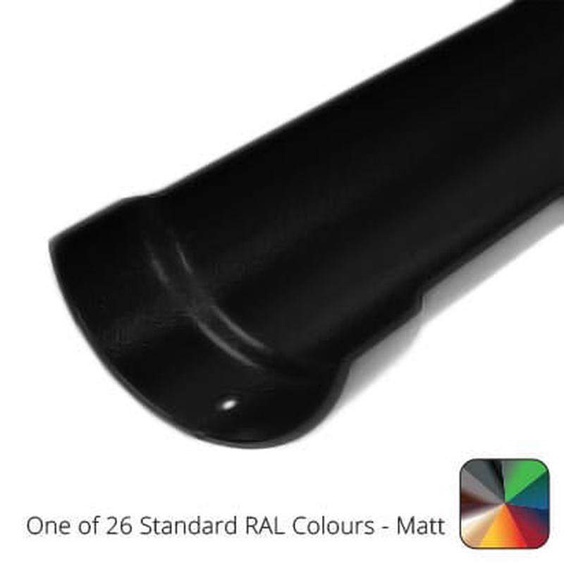 Alumasc 100mm (4") Half Round Cast Aluminium Gutter 1.83m length - One of 26 Standard Matt RAL colours TBC
