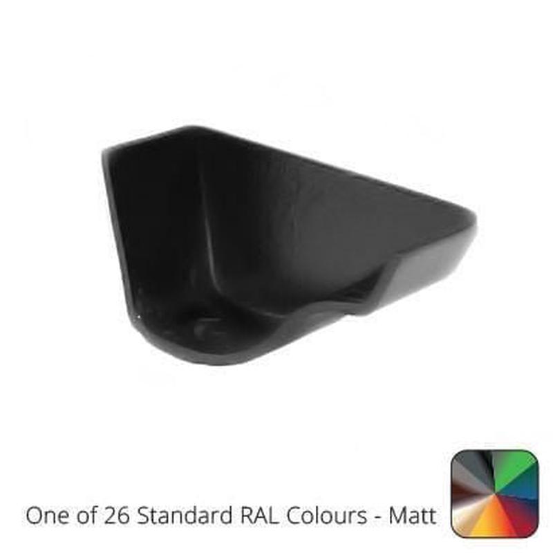 Alumasc 115mm (4.5") Victorian Ogee Cast Aluminium External Right Hand Stop End - One of 26 Standard Matt RAL colours TBC