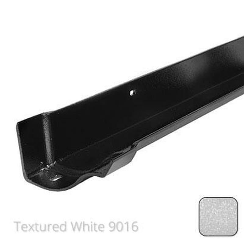 Alumasc 115mm (4.5") Victorian Ogee Cast Aluminium Gutter 1.83m length - Textured Traffic White RAL 9016