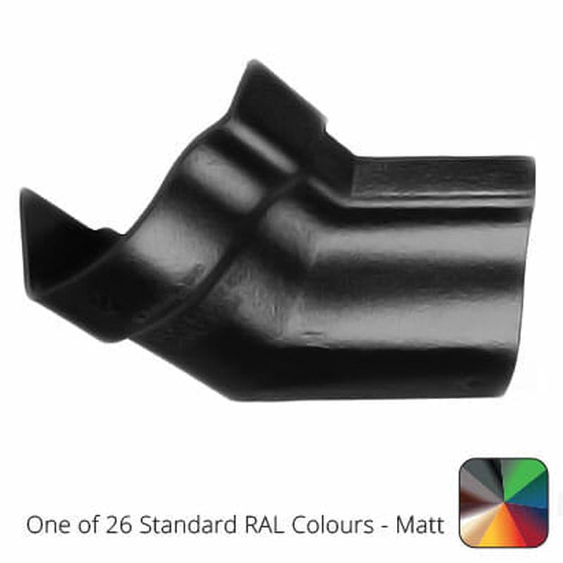 Alumasc 115mm (4.5") Victorian Ogee Cast Aluminium Gutter 135 Internal Angle - One of 26 Standard Matt RAL colours TBC