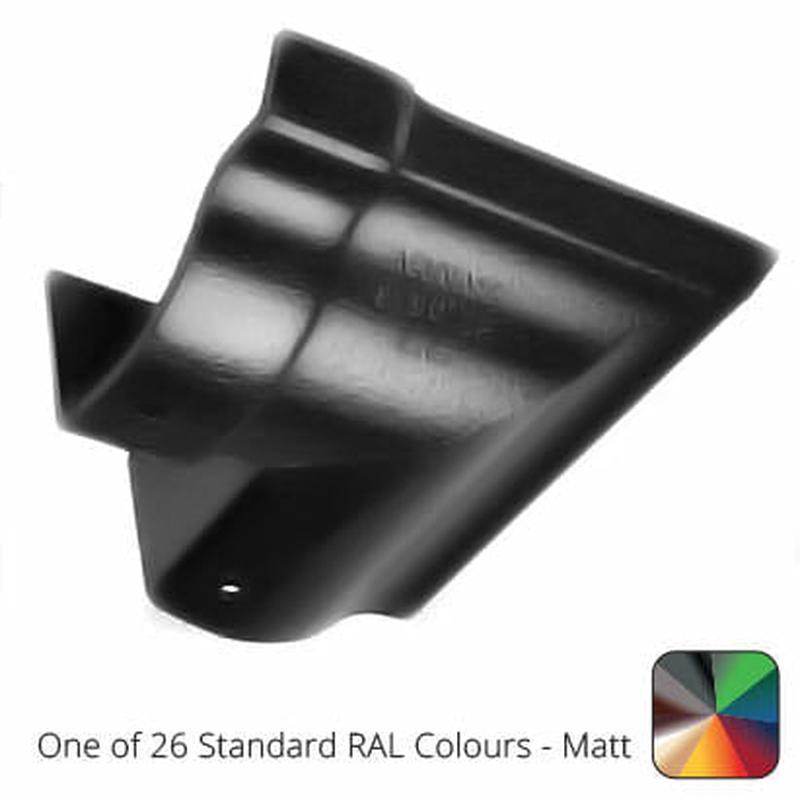 Alumasc 115mm (4.5") Victorian Ogee Cast Aluminium Gutter 90 External Angle - One of 26 Standard Matt RAL colours TBC