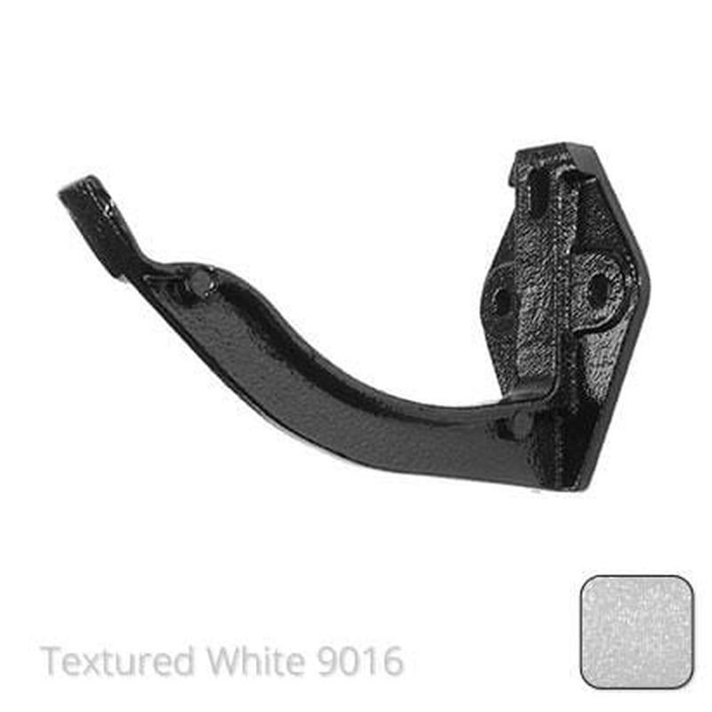 Alumasc 115mm (4.5") Victorian Ogee Cast Aluminium Gutter Fascia Bracket - Textured Traffic White RAL 9016