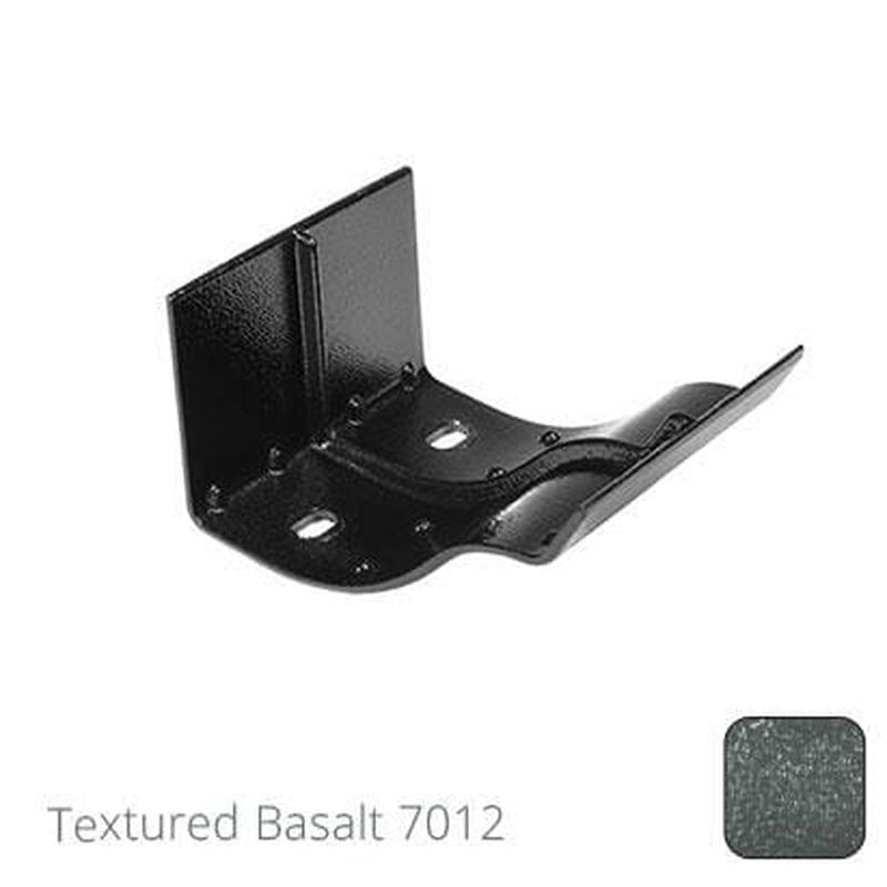 Alumasc 115mm (4.5") Victorian Ogee Cast Aluminium Gutter Union - Textured Basalt Grey RAL 7012