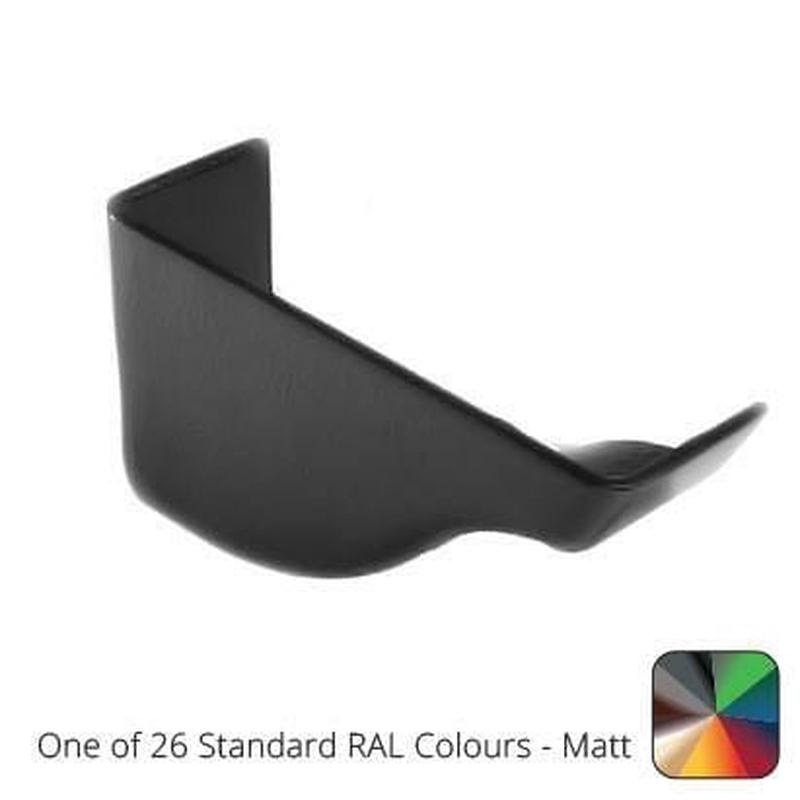 Alumasc 115mm (4.5") Victorian Ogee Cast Aluminium Internal Left Hand Stop End - One of 26 Standard Matt RAL colours TBC