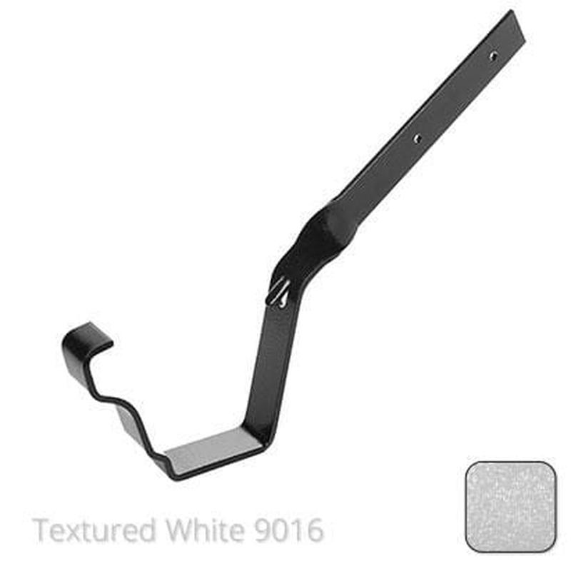 Alumasc 100 x 75mm (4"x3") Moulded Ogee Aluminium Side Fix Rafter Bracket - Textured Traffic White RAL 9016