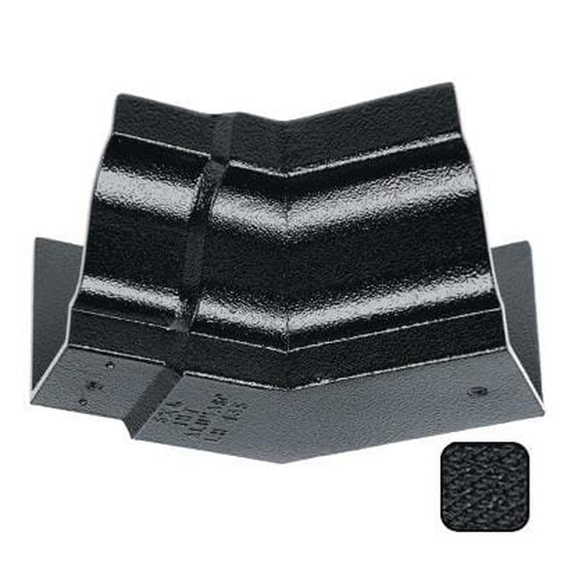 Alumasc 100 x 75mm (4"x3") Moulded Ogee Cast Aluminium 135 Degree Internal Angle - Textured Black
