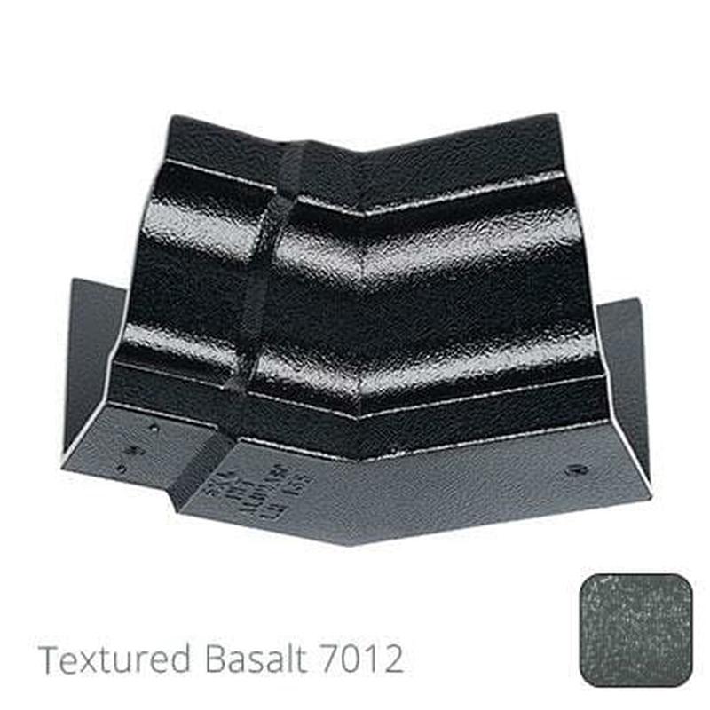Alumasc 100 x 75mm (4"x3") Moulded Ogee Cast Aluminium 135 Degree Internal Angle - Textured Basalt Grey RAL 7012